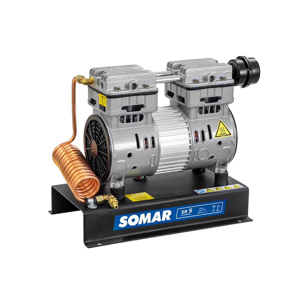 Compressor Ar Estacionário de Pistão 110V - SOMAR-1002